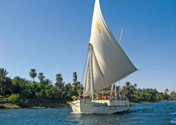 Segelschiff Ankh auf dem Nil 