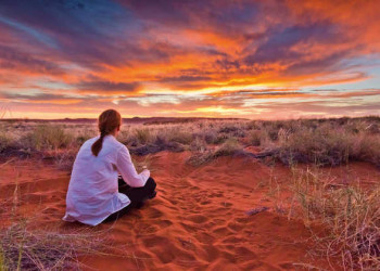 Namib Wüste Sonnenuntergang 