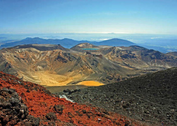 Auf dem Ngauruhoe im Tongariro NP 