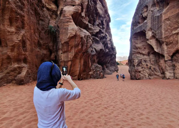 Wanderung im Wadi Rum 