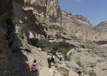 Wanderung am Jebel Shams 
