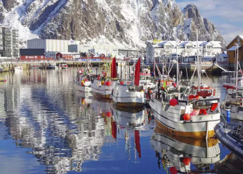 Das Fischerdorf Svolvaer 