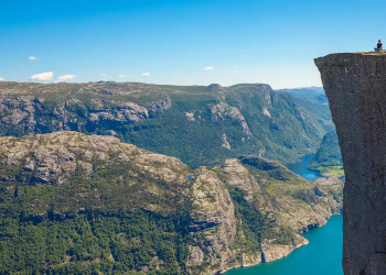 Blick auf den Preikestolen 