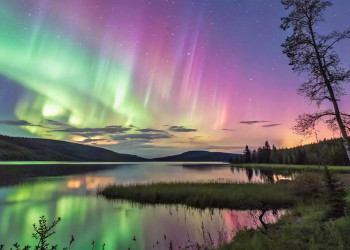 Nordlichter in Schwedisch Lappland 