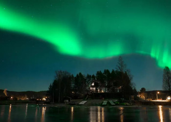 Nordlichter über Granö Beckasin 