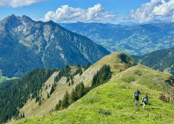 Blick auf die Wagrainer Berge 