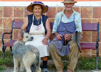 Bauern in Copsa Mare 