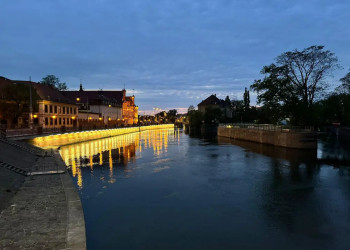 Breslau in der Abenddämmerung 