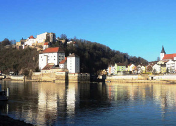 Passau – Blick auf die Ilz 
