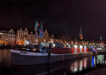 Der Hafen von Lübeck 