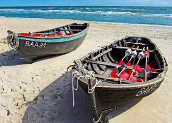 Fischerboote auf Rügen 