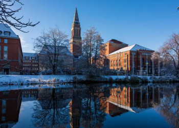 Winterliche Impression von Kiel 