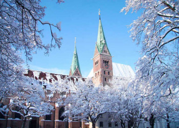 Dom Augsburg im Winter 