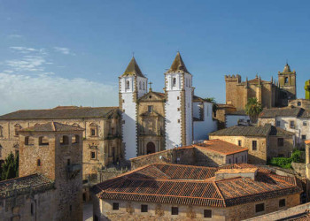 Blick auf Cáceres 