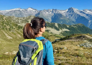 Blick vom Speikboden zum Alpenhauptkamm 
