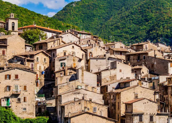 Blick auf Scanno 