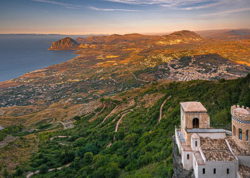 Panoramablick Erice 
