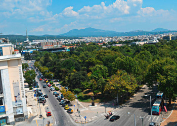 Blick auf Thessaloniki 
