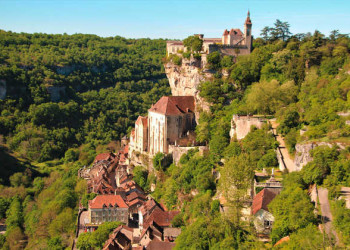 Blick auf Rocamadour 