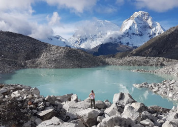 Lagune in der Cordillera Blanca