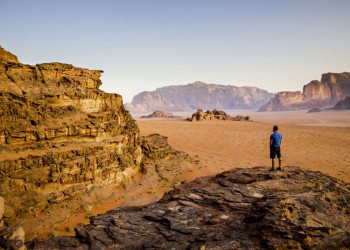 Die beeindruckende Landschaft des Wadi Ram in Jordanien