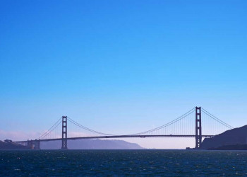 Die Golden Gate Bridge in San Francisco