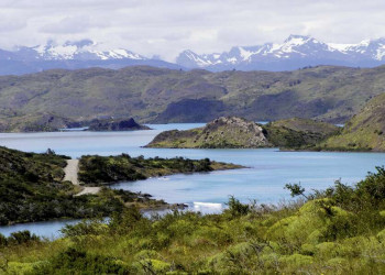 Landschaft im Nationalpark Torres del Paine im Süden Chiles