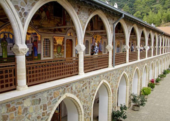 Das Kykkos-Kloster im Troodosgebirge