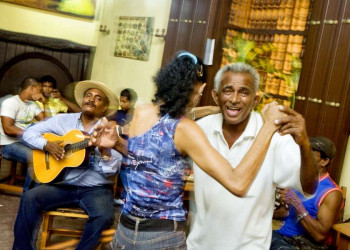 Livemusik in der Cafeteria Isabelica in Santiago de Cuba