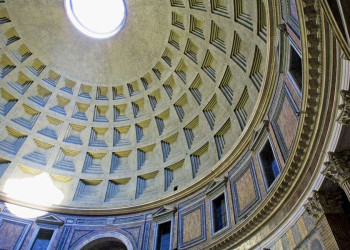 Kuppeldecke des Pantheons in Rom