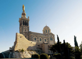 Die Wallfahrtskirche Notre Dame de la Garde in Marseille