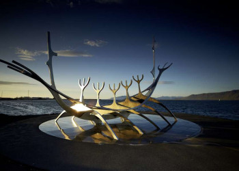 Sun Voyager-Denkmal, Wahrzeichen der Stadt Reykjavik