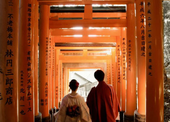 Der Fushimi-Inari-Tempel in Kyoto - einer der ältesten Shinto-Schreine