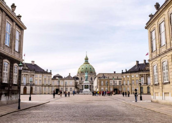 Schloss Amalienborg im Herzen von Kopenhagen