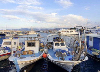 Fischerboote im Hafen von Paphos
