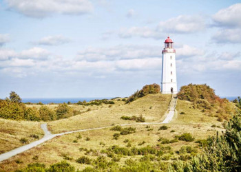 Der Leuchtturm auf Hiddensee - Wahrzeichen der Insel
