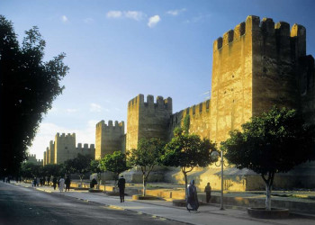 Die Stadtmauer von Marrakesch