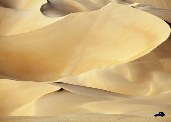 Beeindruckende Sanddünen in der Wüste Marokkos