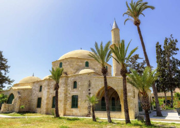 Die Grabmoschee Chala Sultan Tekke bei Larnaca