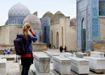 Schah-e Sinda, die Gräberstraße in Samarkand