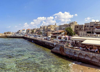 Die alte Stadtmauer von Akko