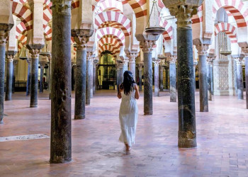 Die Bethalle der Mezquita in Córdoba
