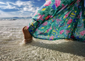 Das glasklare Wasser des Indischen Ozeans auf den Seychellen