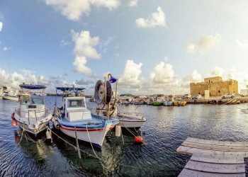 Der Hafen von Paphos auf Zypern