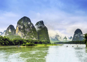 Eine Szenerie, die inspiriert: der Li-Fluss bei Yangshuo