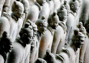 Die Terrakotta-Armee bei Xian in China