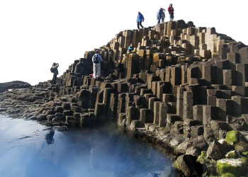 Bizarr: die unzähligen Basaltstelen des Giant's Causeway in Nordirland