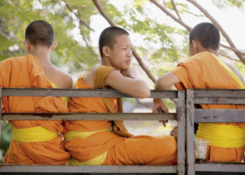 Buddhistische Mönche in Thailand