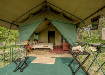 Das Khwai Tented Camp - unsere Unterkunft im Moremi-Wildreservat