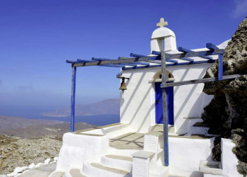 Wandern auf Tinos - von der Bergkapelle hinunter zum Strand!